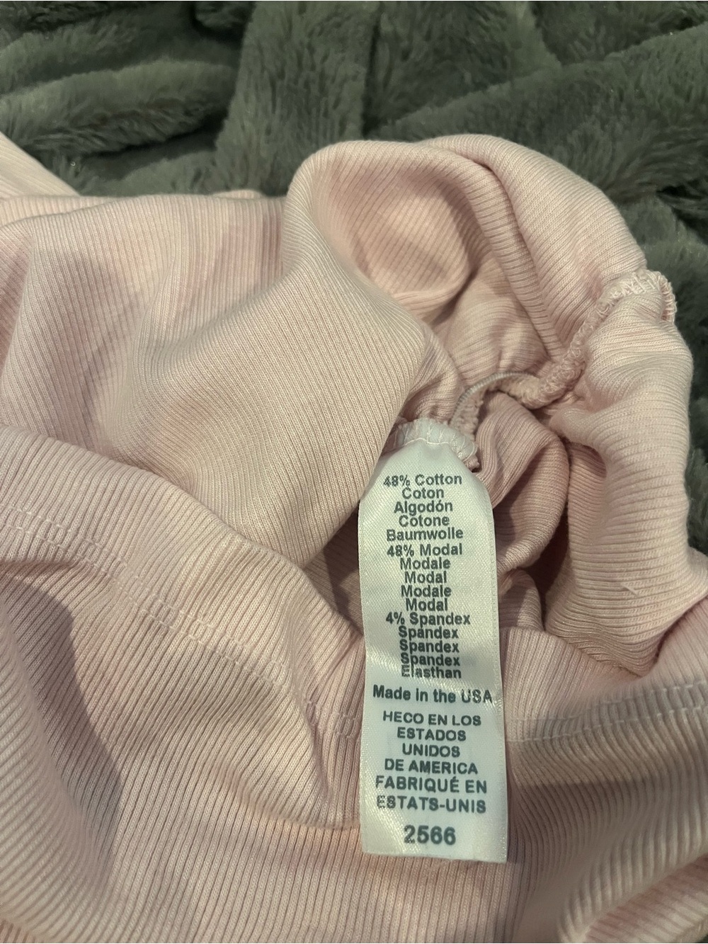 NWT Michael Stars Halley Ribbed Tank with Ruching - Picture 10 of 13